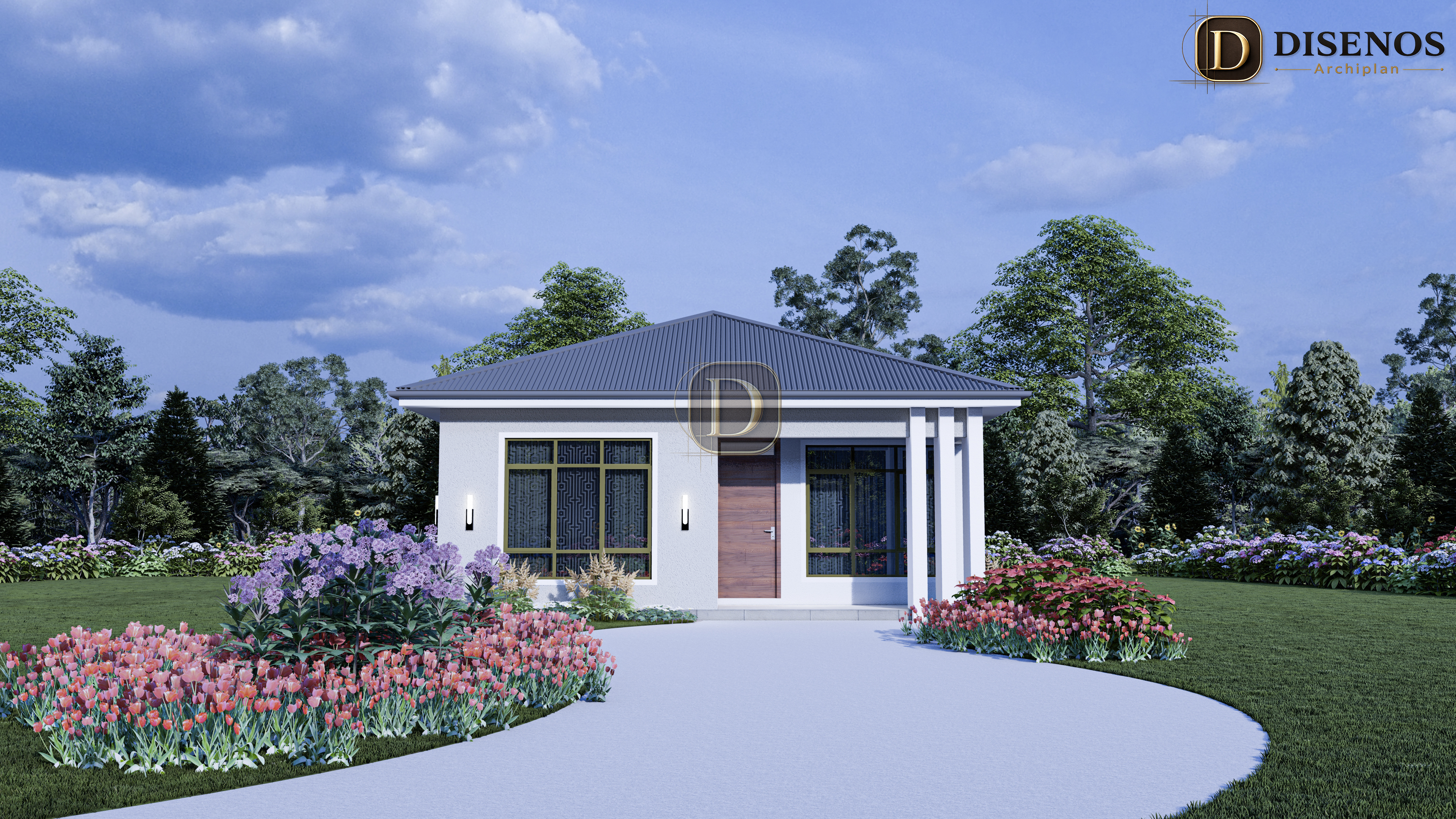 Serene Bloom 2 Bedroom Bungalow Design