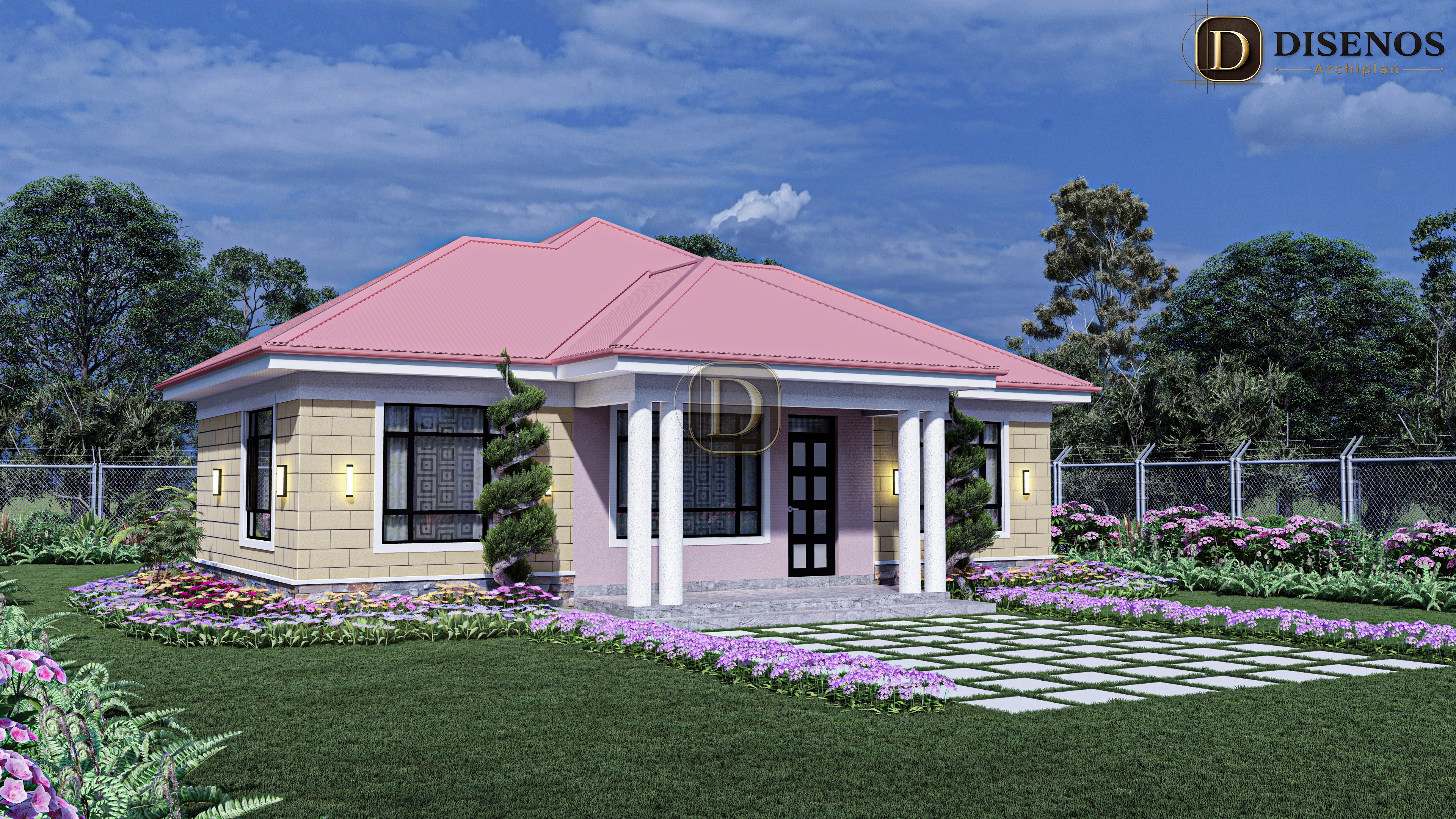 The Harmony Courtyard Bungalow Design
